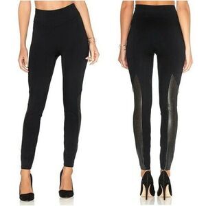 NWOT Spanx Faux Leather Perforated Leggings